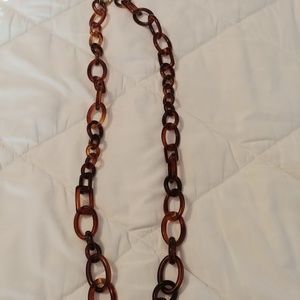Brand new JCrew 11in Tortoise Shell Necklace
